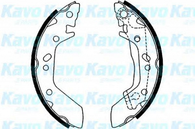 KAVO PARTS bs3412 -  Комплект тормозных колодок
